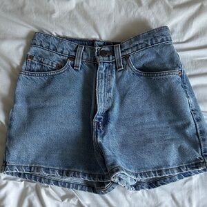 Levi's Light Blue Denim Cutoff Shorts